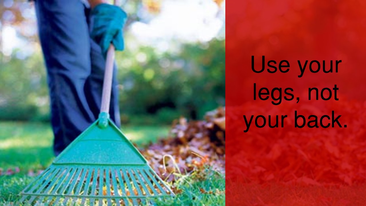 Raking Leaves Safely EMC Security