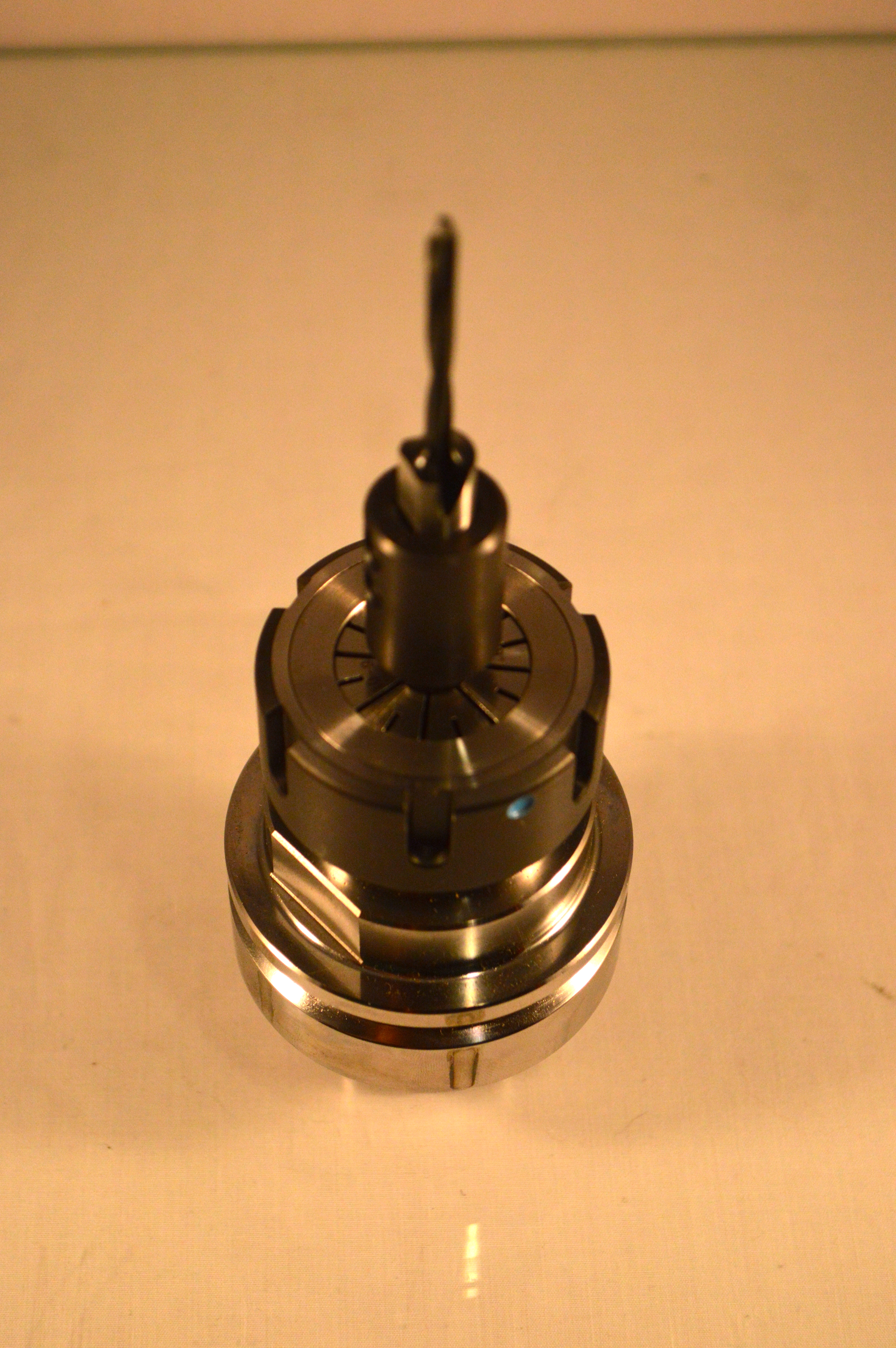 HSK 63 F Toolholder with standard collet and small drill bit adapter Guhdo